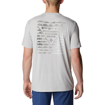 Columbia Mens PFG Triangle Fill Tech Short-Sleeve T-Shirt